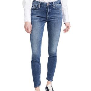 Mother skinny jeans - the looker medium wash stretch denim